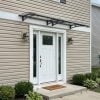 Palram Canopia Door Awnings Aquila 3000 Grey Clear Main 1 US