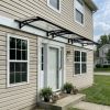 Palram Canopia Door Awnings Aquila 4500 Grey Clear Main 1 US