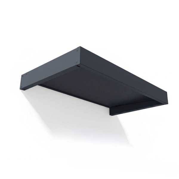 Palram Canopia Door Awnings Sopia 3x5 1x1.6 Grey Grey CutOut