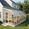 Palram Canopia Garden Chalets SunRoom 8x22 2,6X6,3 White Clear Main 1 US