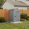 Palram Canopia Garden Sheds Skylight 4x6 Dark Grey Main 1 USA