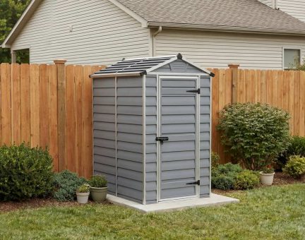 Skylight 4 ft. x 6 ft. Shed Kit - Grey