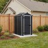 Palram Canopia Garden Sheds Skylight 4x6 Midnight Grey Main 1 USA