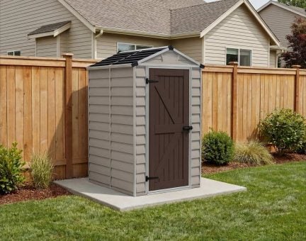 Skylight 4 ft. x 6 ft. Shed Kit - Tan