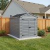 Palram Canopia Garden Sheds Skylight 6x10 Dark Grey Main 1 USA