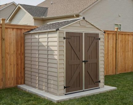 Skylight 6 ft. x 10 ft. Shed Kit - Tan