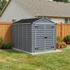 Palram Canopia Garden Sheds Skylight 6x12 Dark Grey Main 1 USA