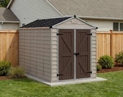 Skylight 6 ft. x 12 ft. Shed Kit - Tan