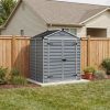 Palram Canopia Garden Sheds Skylight 6x5 Dark Grey Main 1 USA