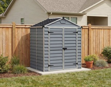 Skylight 6 ft. x 5 ft. Shed Kit - Dark Grey