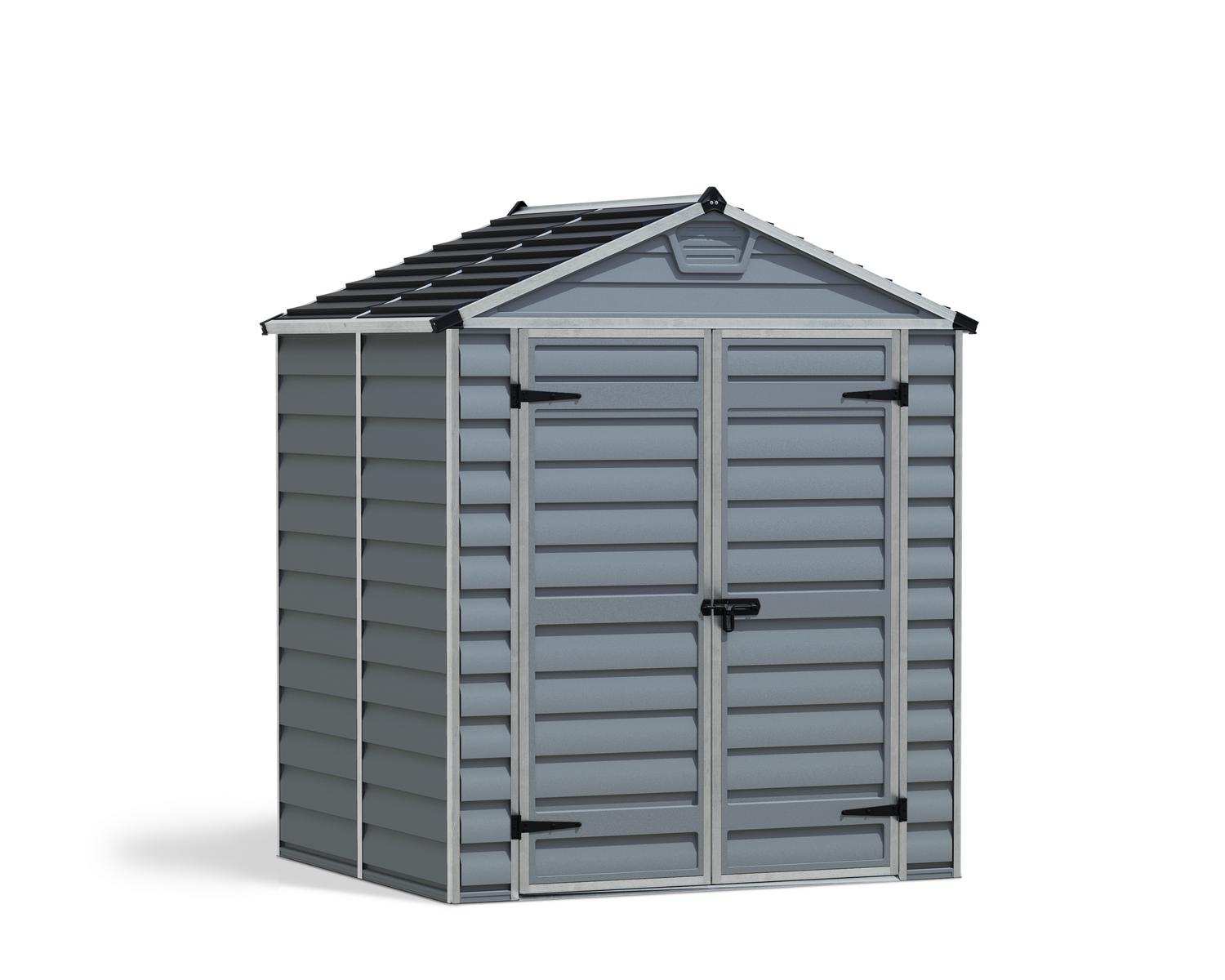 Skylight 6 ft. x 5ft. Plastic Storage Shed Kit | Canopia by Palram