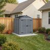 Palram Canopia Garden Sheds Skylight 6x8 Dark Grey Main 1 USA