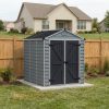 Palram Canopia Garden Sheds Skylight 6x8 Decot Grey Main 1 USA