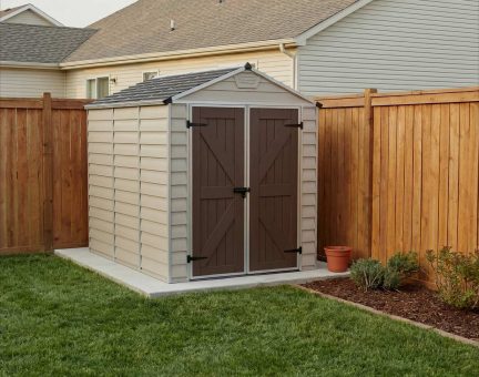 Skylight 6 ft. x 8 ft. Shed Kit - Tan