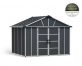 Storage Shed Kit Yukon With Floor 11 ft. x 9 ft. Grey Structure