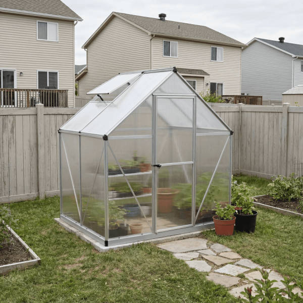 Palram Canopia Greenhouses Mythos 6x4 Silver Main 1 USA