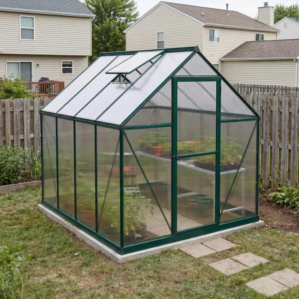 Palram Canopia Greenhouses Mythos 6x8 Green Main 1 USA