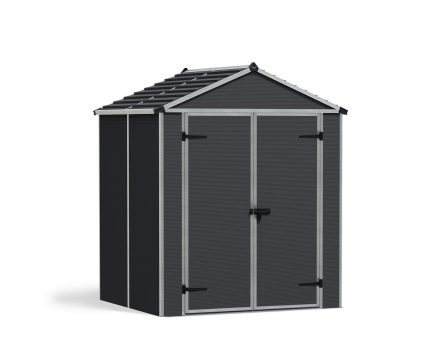 Storage Shed Kit Rubicon 6 ft. x 5 ft. Grey Structure