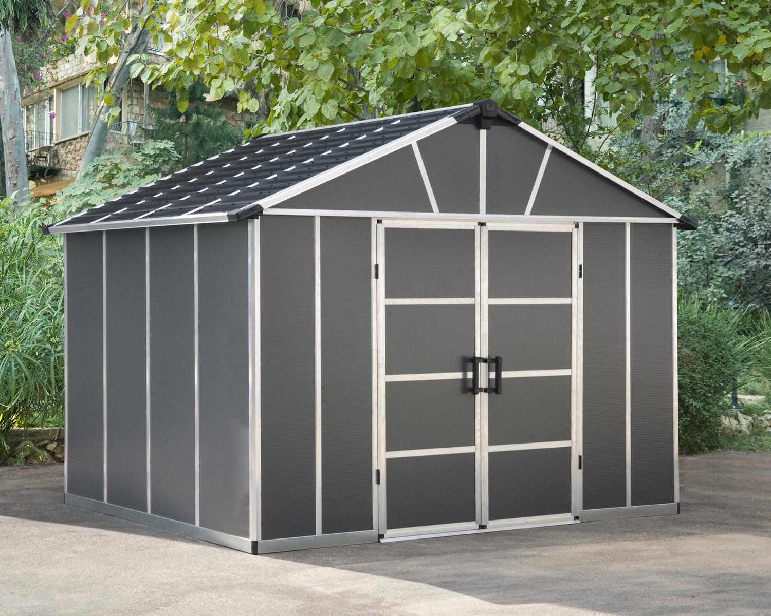 Tool Shed Garden Shed Storage Shed Details about   Bin Shed 2x0.9x1.3m 