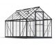 Greenhouse Harmony 6&#039; x 14&#039; Kit - Grey Structure &amp; Clear Glazing