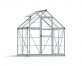 Greenhouse Harmony 6&#039; x 4&#039; Kit - Silver Structure &amp; Clear Glazing