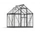Greenhouse Harmony 6&#039; x 6&#039; Kit - Grey Structure &amp; Clear Glazing