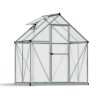 Greenhouse Mythos 6' x 4' Kit - Silver Structure & Multiwall Glazing