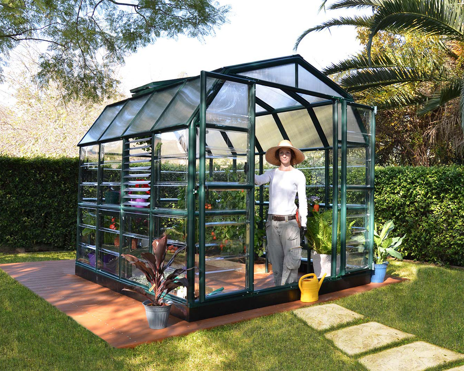 Prestige 8 Ft. X 8 Ft. Greenhouse Kit | Canopia By Palram