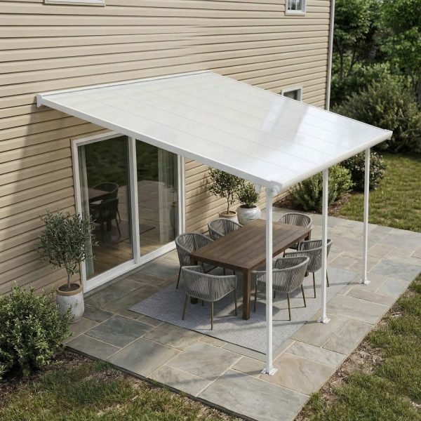 Palram Patio Covers Feria 3x4.25 White White Main US