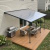 Palram Patio Covers Feria 3x6.10 Grey Clear Main US