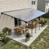 Palram Patio Covers Feria 3x9.10 Grey Clear Main US
