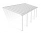 Patio Cover Kit Olympia 3 ft. x 8.50 ft. White Structure &amp; Clear Multi Wall Glazing