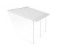 Patio Cover Kit Sierra 3 ft. x 4.25 ft. White Structure &amp; Clear Twin Wall Glazing