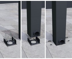 Palram – Canopia | Cobertura para terraço Stockholm - Estrutura em cinza 6