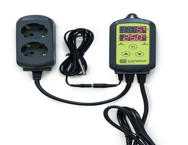 Radiateur portatif - Chauffe-serre - 2400w thermostat digital déporté -  Canopia