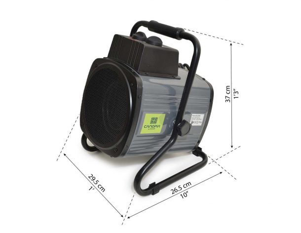 Radiateur portatif - Chauffe-serre - 2400w thermostat digital déporté -  Canopia