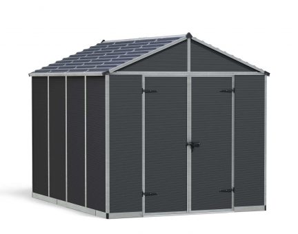 Storage Shed Kit Rubicon 8 ft. x 10 ft. Grey Structure
