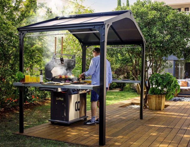 Bbq grill shelter sale