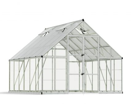 Greenhouse Balance 10' x 12' Kit - Silver Structure & Clear Glazing