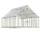 Greenhouse Balance 10&#039; x 16&#039; Kit - Silver Structure &amp; Clear Glazing