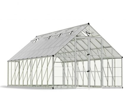 Greenhouse Balance 10' x 20' Kit - Silver Structure & Clear Glazing