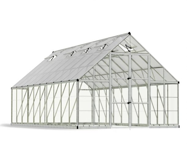 Greenhouse Balance 10&#039; x 20&#039; Kit - Silver Structure &amp; Clear Glazing