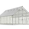 Greenhouse Balance 10' x 24' Kit - Silver Structure & Clear Glazing