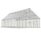 Greenhouse Balance 10&#039; x 28&#039; Kit - Silver Structure &amp; Clear Glazing