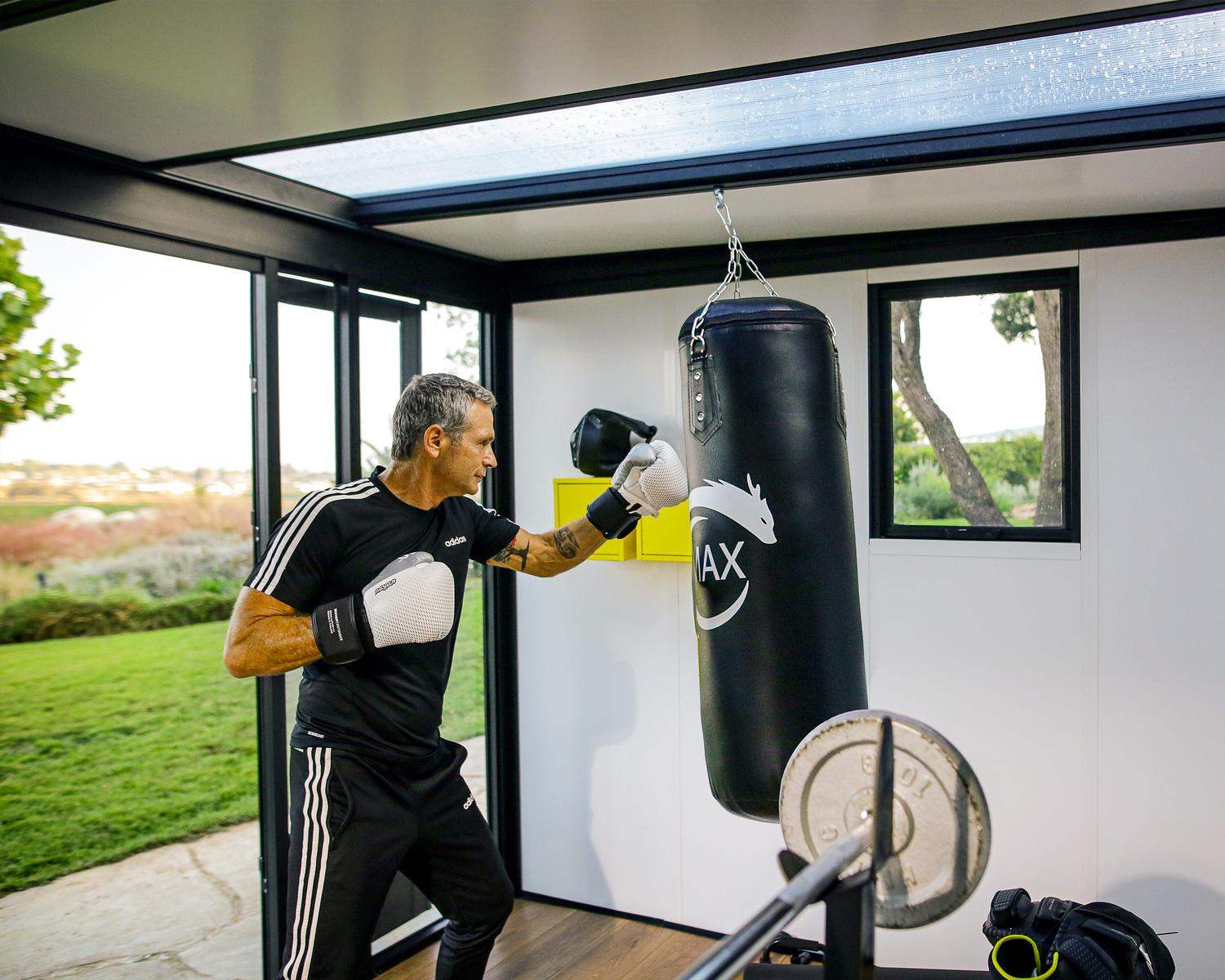 10 ft x 12 ft Copenhagen enclosed gazebo garden office