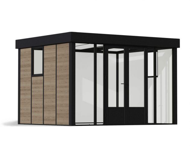 Garden Studio Copenhagen 10x12 3x3.5 Black Clear