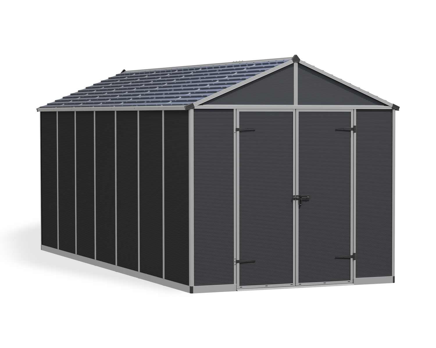 Rubicon 8' x 18' Plastic Shed With Floor | Canopia by Palram, image size:1500x1200