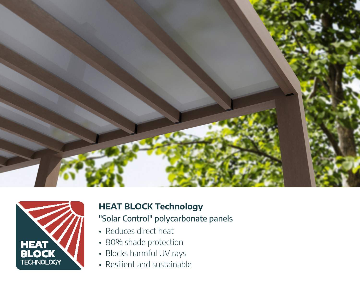 10 ft. x 11 ft. Patio Cover wood pergola