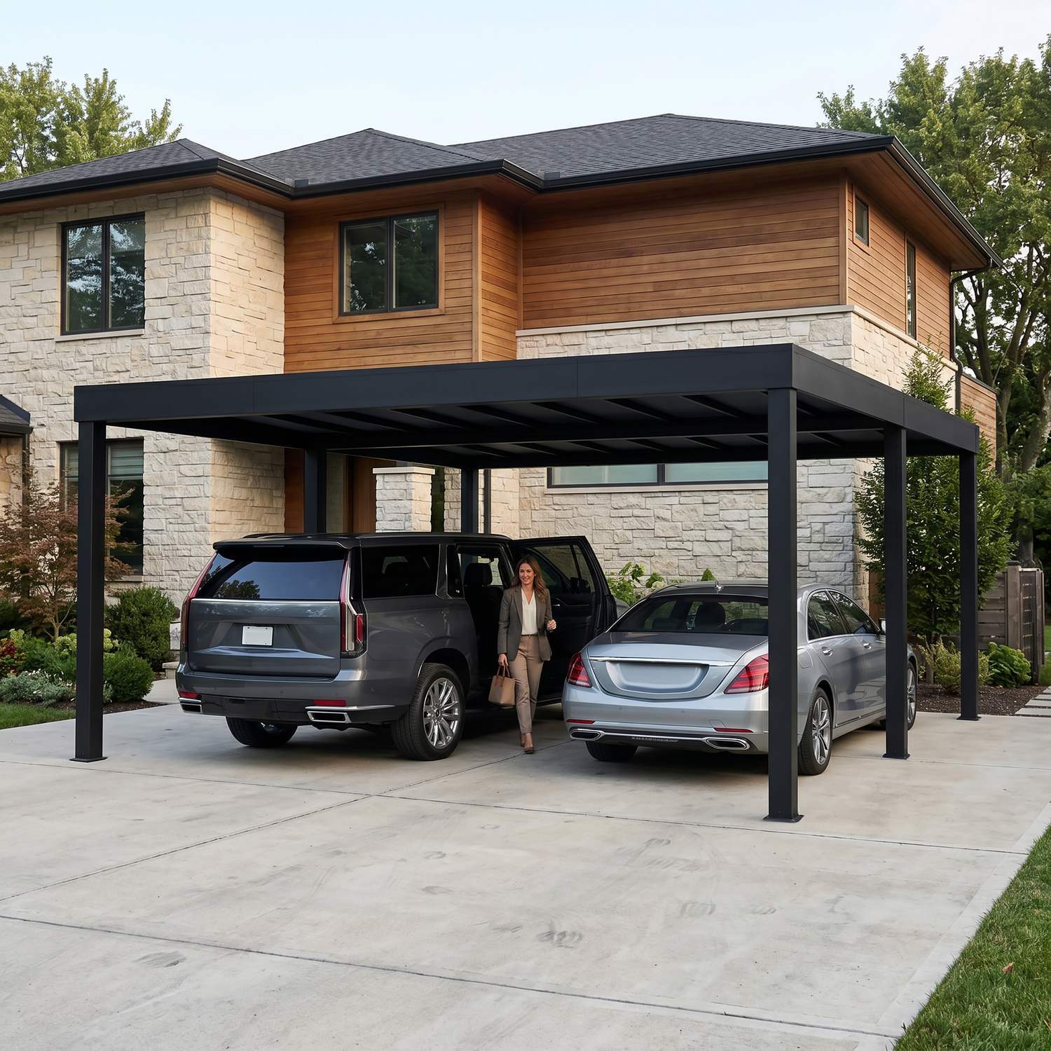 Oslo 20 ft. x 20 ft. Carport Kit | Canopia by Palram