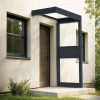 Palram Canopia Door Awnings Sophia Side Wall Grey Clear 3x5 1x1.6 Main (2)